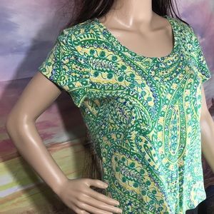 🔶🔸Lauren Ralph Lauren T-Shirt Top Lg🔸🔶